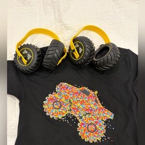 MONSTER JAM BUNDLE- headphones with women’s tshirt
